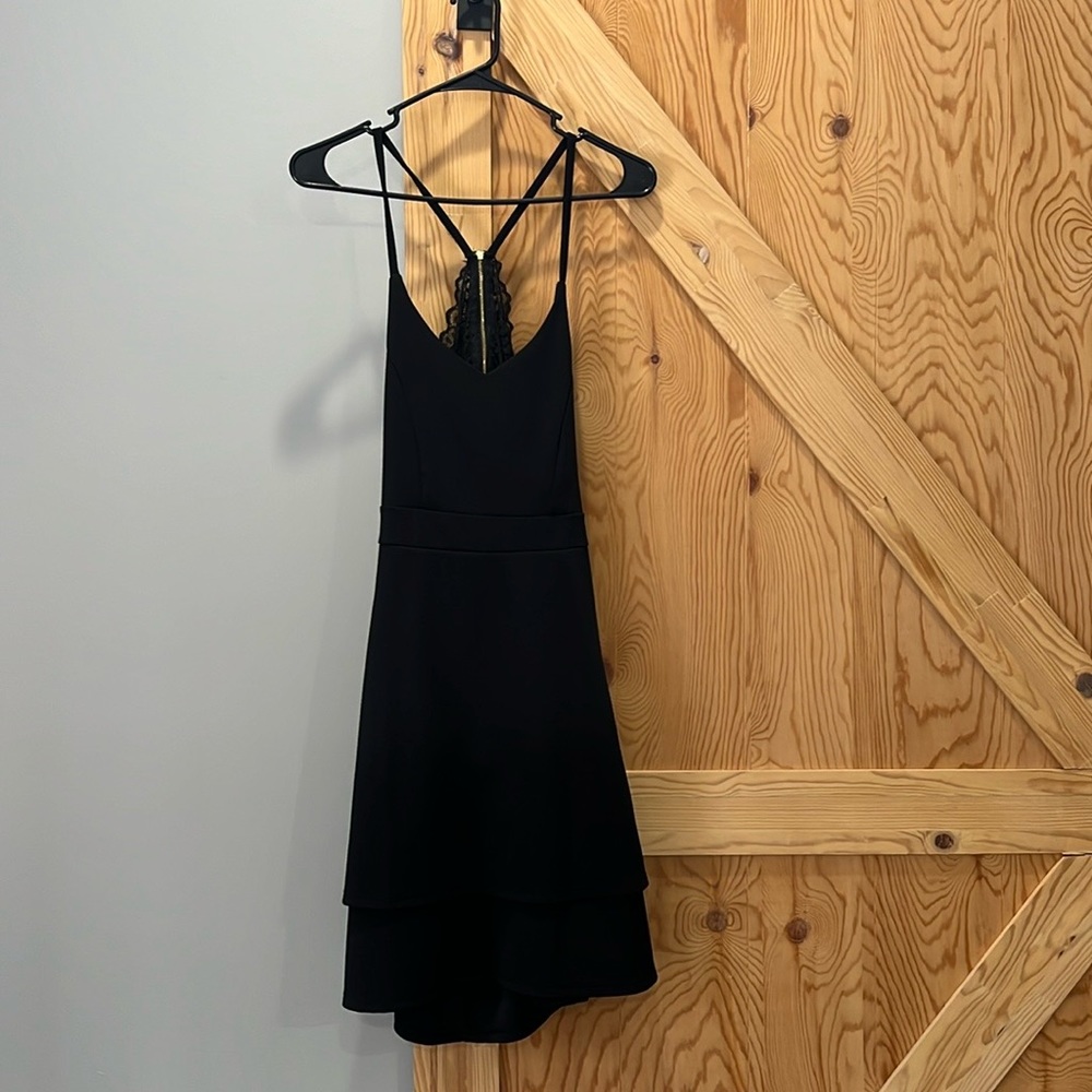 Almost Famous™ Lace Back Skater Dress RE-POSHING